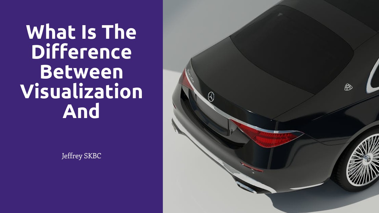 What is the difference between visualization and rendering?